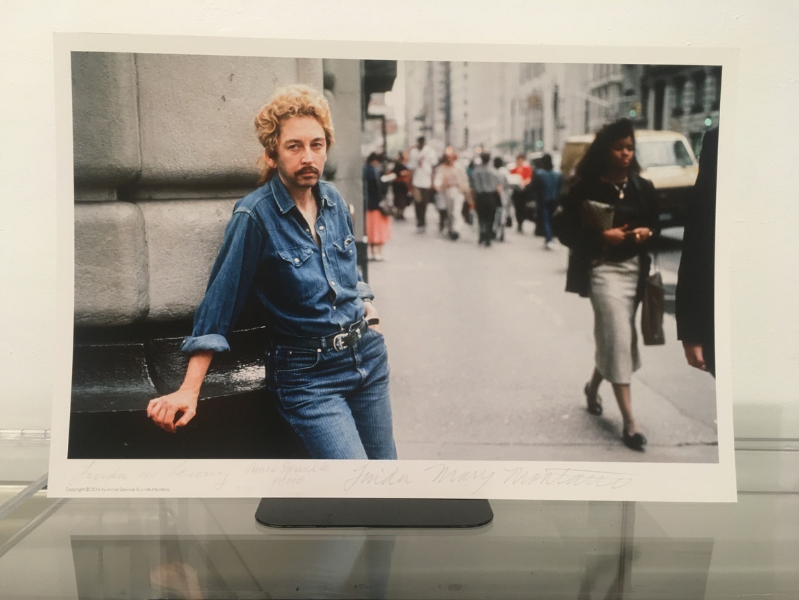 Linda Montano as Bob Dylan, 1989/2014