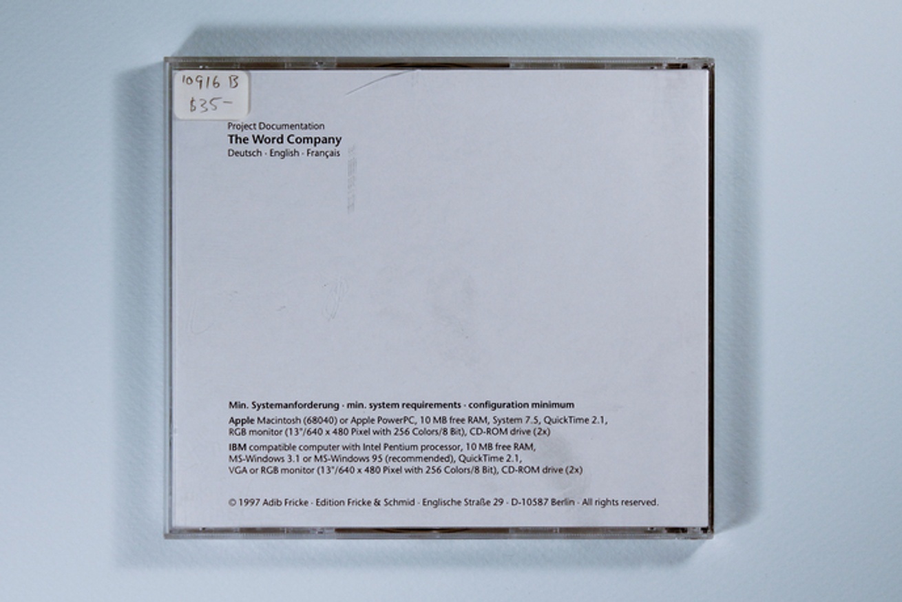 The Word Company : Digital Catalogue Version 2.1, 08/97 thumbnail 3