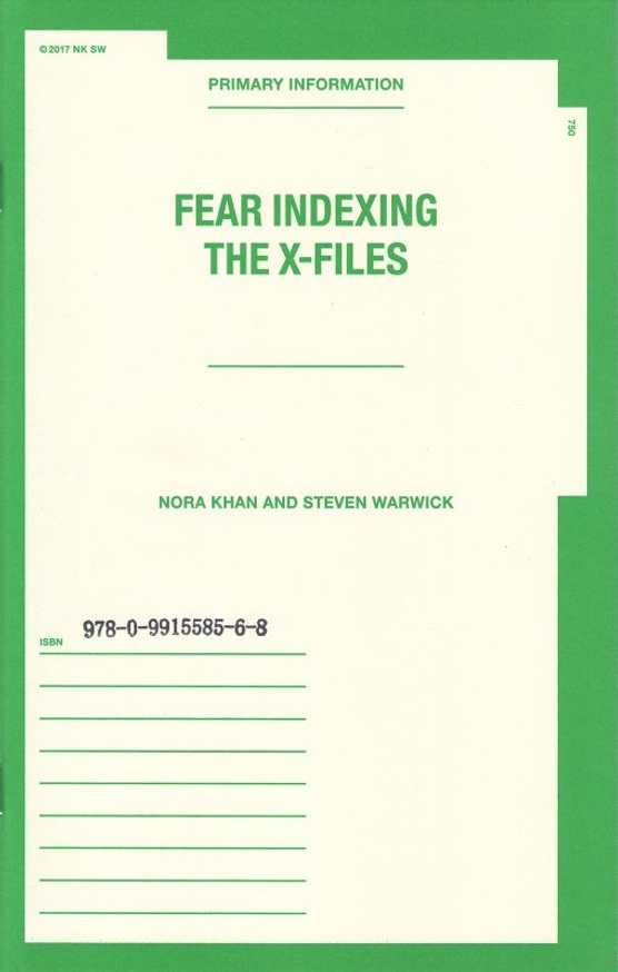 Fear Indexing the X-Files