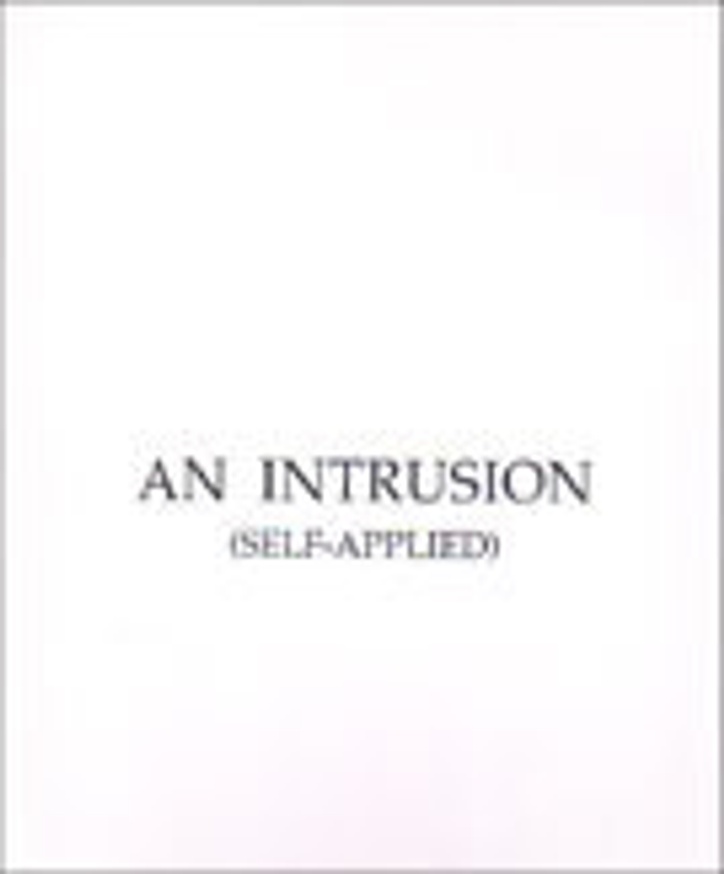 An Intrusion : Self-Applied