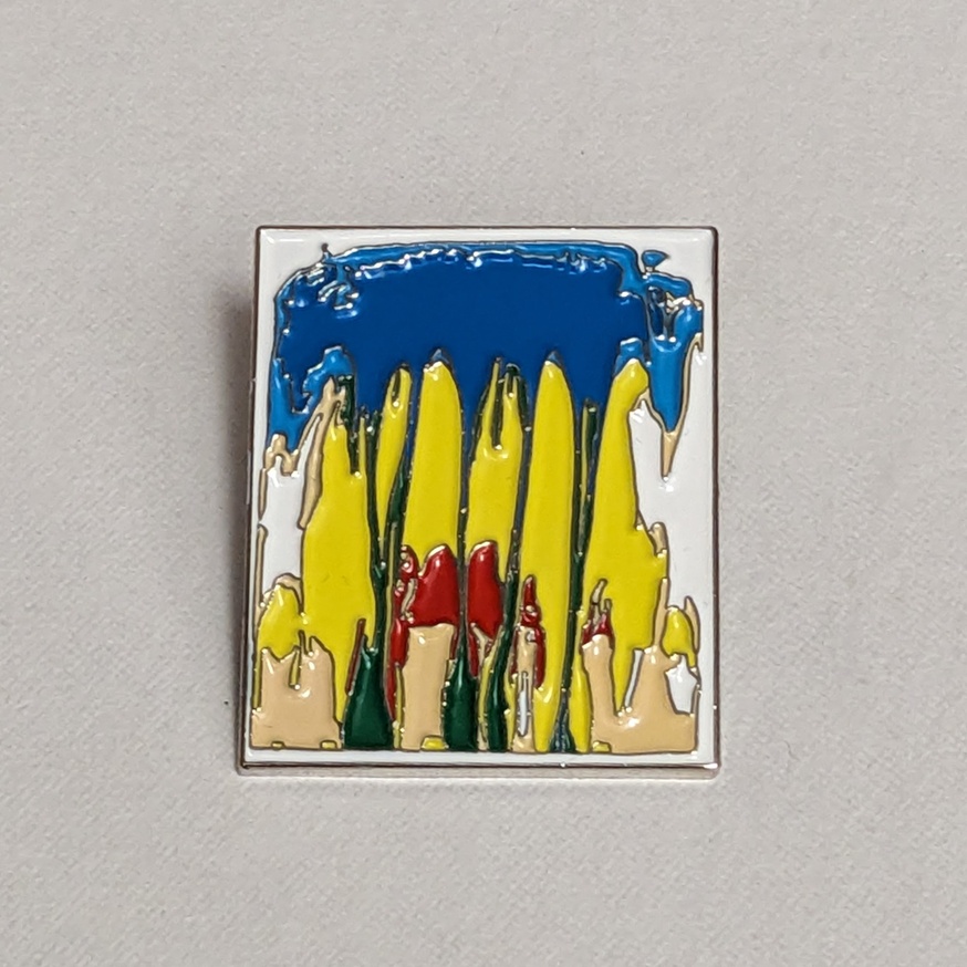 Miriam Cahn Pin [Paint Drip]