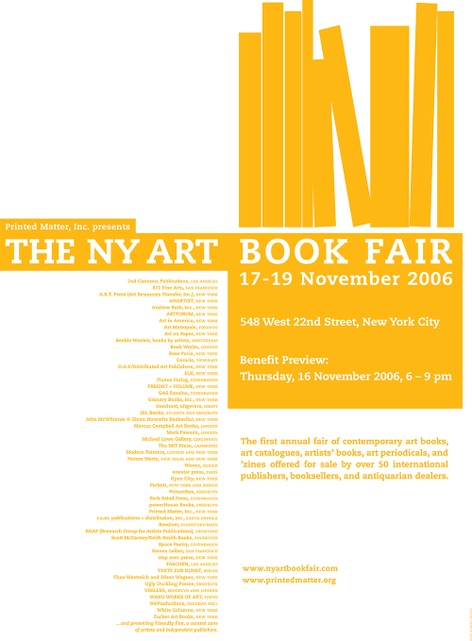 Printed Matter's 2006 NY Art Book Fair