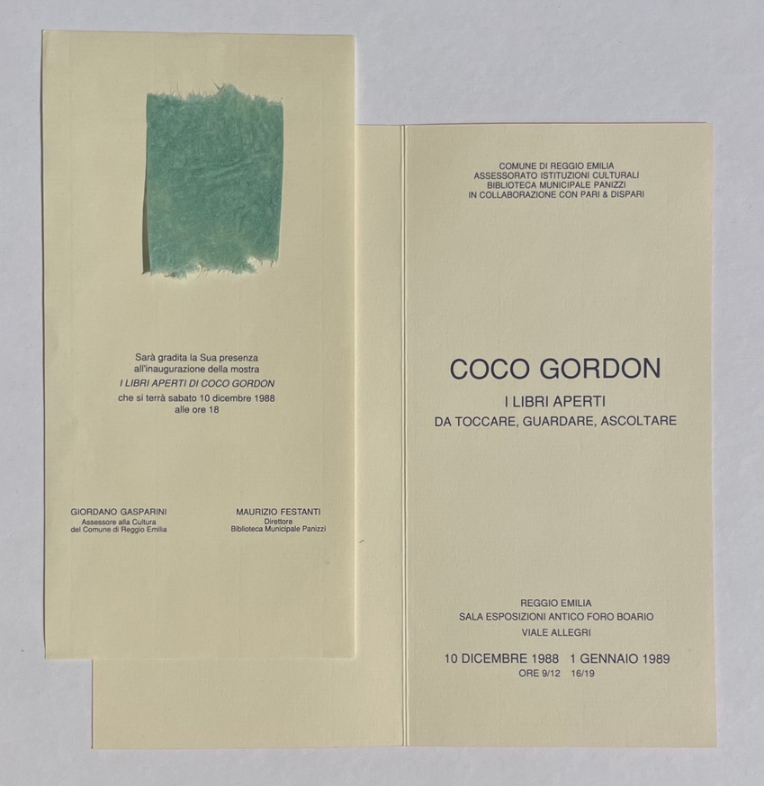 "I Libri Aperti di Coco Gordo" Announcement Booklet thumbnail 2