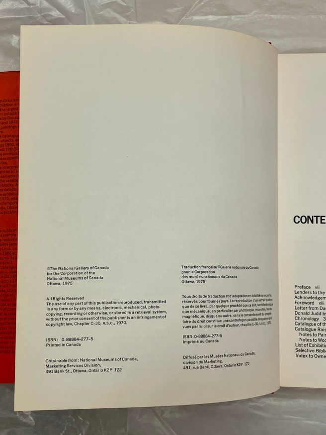 Donald Judd: Catalogue Raisonné of Paintings, Objects, and Wood-Blocks 1960 - 1974 thumbnail 4