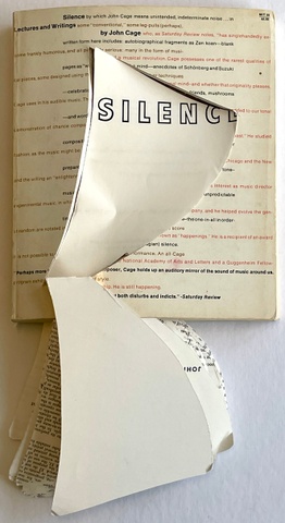 John Cage: SILENCE (Cut Book)
