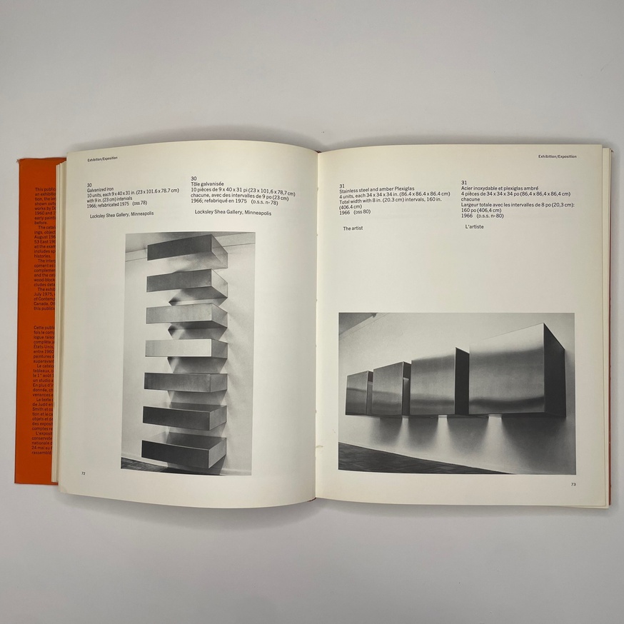 Donald Judd: Catalogue Raisonné of Paintings, Objects, and Wood-Blocks 1960 - 1974 thumbnail 17