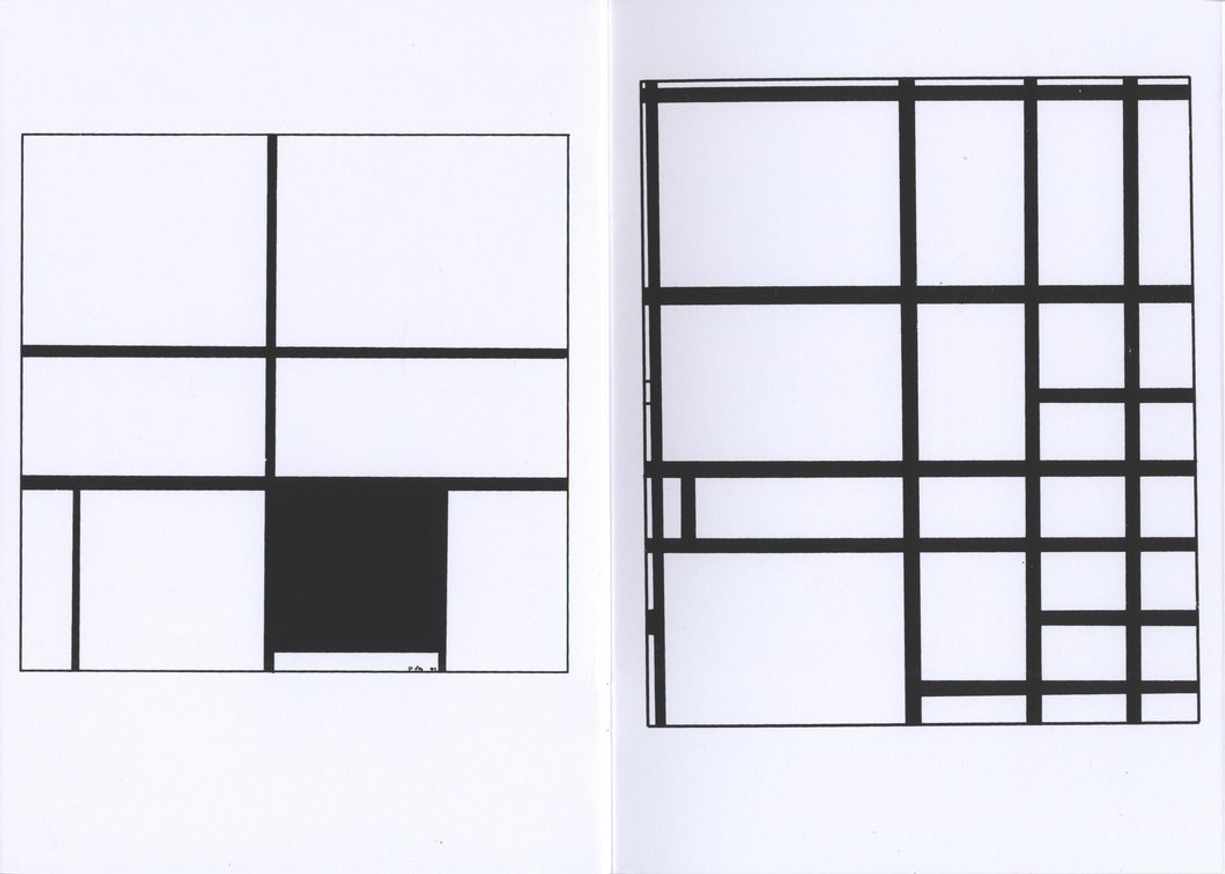 Mondrian Coloring Book thumbnail 3