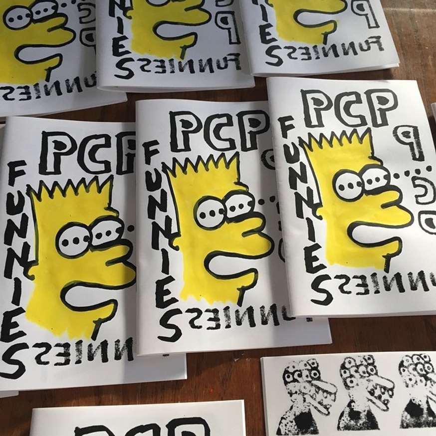 PCP Funnies [Hand-Colored Cover]