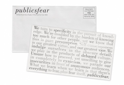 An Evening with Publicsfear