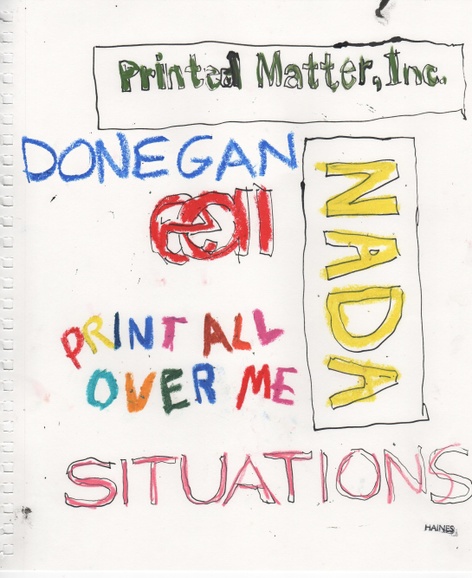 SITUATIONS presents: Cheryl Donegan Zine Launch