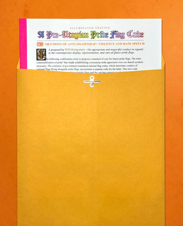 A Pre-Utopian Pride Flag Code [Illuminated Edition]