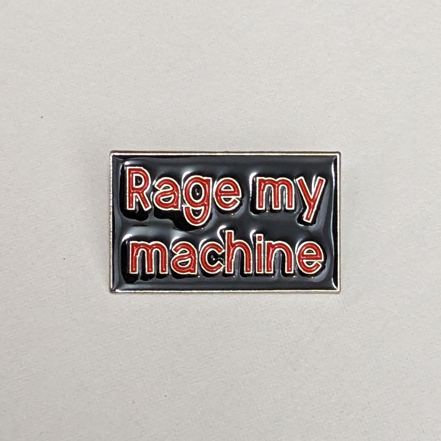 Miriam Cahn Pin [rage my machine]