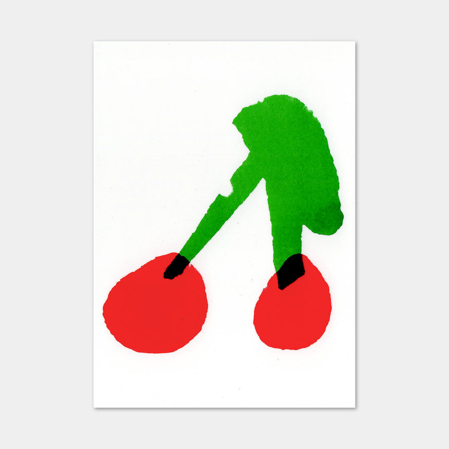 Fruity Fruits (Cherries) [Notecard]