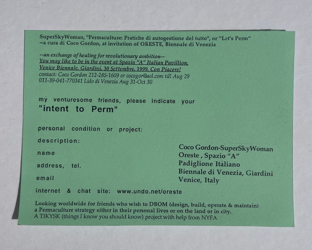"Intent to Perm" Announcement Card