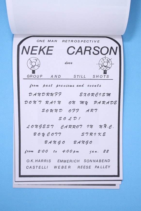 Neke Carson : Works on Art and Rectal Realism thumbnail 4