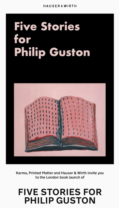 Five Stories for Philip Guston — London Launch event