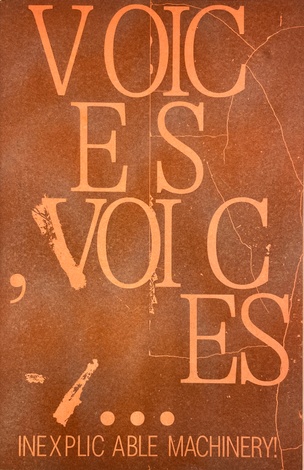 Voices, Voices…Inexplicable Machinery!