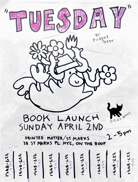 Tuesday by Eugene Terry - Book Launch with Dizzy Books!