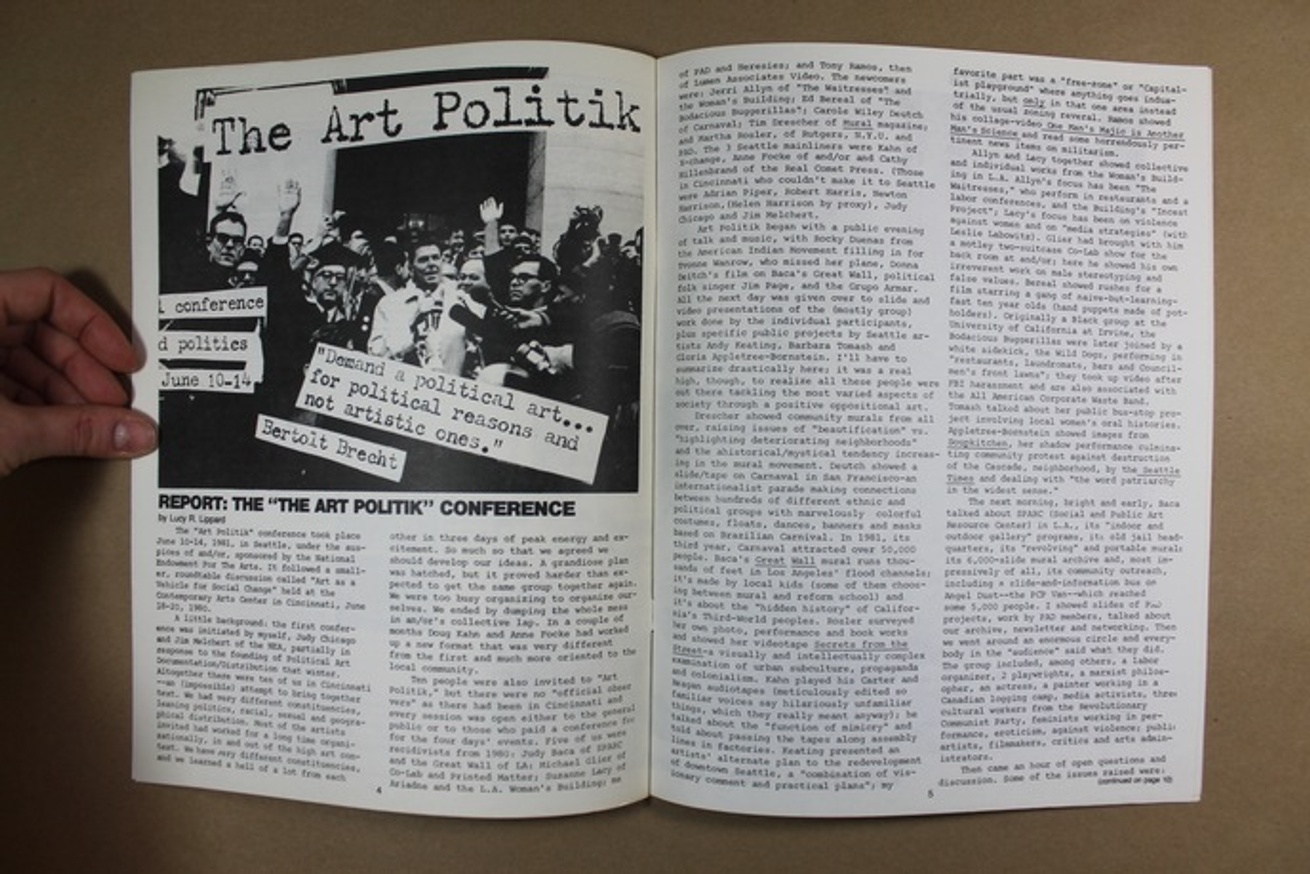 Upfront : A Publication of Political Art Documentation / Distribution thumbnail 2